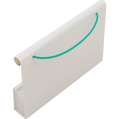 25141-350-000 | Custom Molded Products | Skimmer Weir Replacement (7-5/8In) White