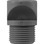 25558-001-000 | Custom Molded Products | 3/4 In Mip Aerator (Abs) Gray