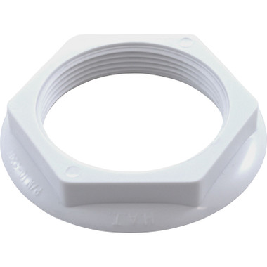 Nut, Balboa Water Group/HAI Hydro Jet, Wall Fitting, White, 2"