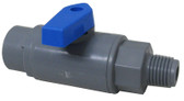 ROLA-CHEM | QUICK CONNECT VALVE FOR FLOW CELL 3/8' TUBING BY 1/4" MNPT | 7125190