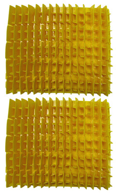 MAYTRONICS | PVC Brush Yellow Set Of 2 Halves | 6101620