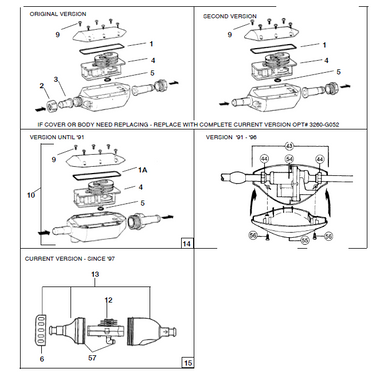 POLARIS | MECHANISM ONLY, DOUBLE ACTING BACK-UP VALVE FOR G59 & G60 | G65