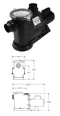WATERWAY | ENERGY EFFICIENT - FULL RATED PUMPS - SINGLE SPEED | SVL56E-110