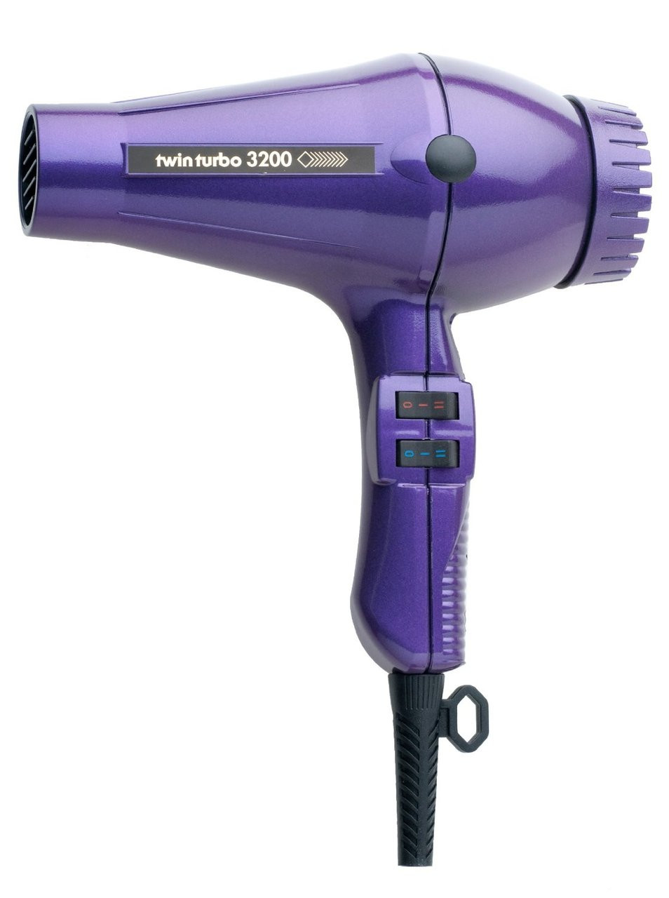 TWIN TURBO POWER 3200 PROFESSIONAL HAIR DRYER PURPLE MADE IN ITAL -  