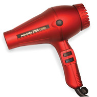 TWIN TURBO POWER 3200 PROFESSIONAL HAIR DRYER RED MADE IN ITALY