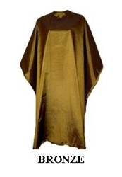Iridescent Colored Water Repellent Shampoo/Cutting Capes-Bronze-w