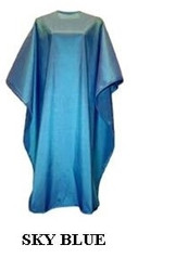 Iridescent Colored Water Repellent Shampoo/Cutting Capes-Sky Blue-w