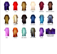 Iridescent Colored Water Repellent Shampoo/Cutting Capes-Assorted