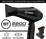 ST2200 Pro Ionic Hair Dryer "All Amped Up" 