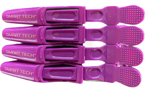 Smart Tech Lock Tight Clips " Fuchsia" 4 Pack