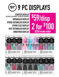9 PC Detangling Wet Or Dry Displays