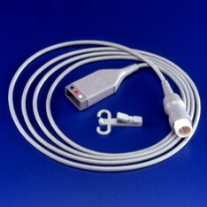 Philips 3-Lead ECG Patient Trunk Cable, AAMI safety connector, 9 feet, shielded - M1580A