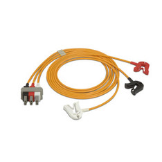 Philips 3-lead set cable safety grabbers, AAMI orange wires - M1601A