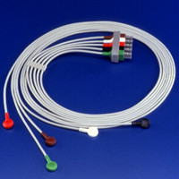 Philips Shielded 5-Lead Snaps Safety AAMI Cable - M1625A