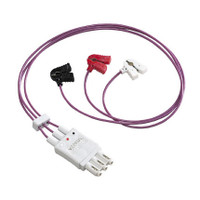 Philips Cable - Unshielded 3-Lead Miniclip AAMI 0.45m Leadset Grabber, Non-Shielded - M1622A