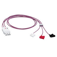 Philips Cable - Unshielded 3-Lead Miniclip AAMI 0.7m Leadset Grabber, Non-Shielded - M1624A 