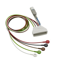 Philips ECG 5-Lead Cable Snaps, AAMI, SpO2, Tele - 989803171841