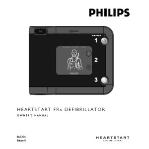 Philips HeartStart FRx Owner's Manual - 989803138731