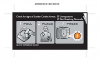 Philips Quick Reference Card, FR2 Defibrillator, English - M3860-97800