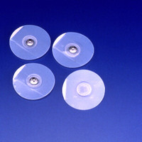 Philips adult plastic tape ECG electrode, disposable, stress testing and monitoring, clear plastic tape, 2-1/8" (54mm) diameter - 13942E