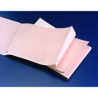 Philips Paper-Met No Header PageWriter XL Thermal Paper, z-fold, 300mm red grid, cardiograph recording paper, no header, metric - M1710A