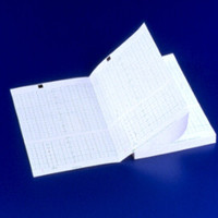 Philips fetal monitoring recording paper, chemical/thermal, z-fold, green grid, stop sign - M1911A