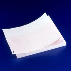 Philips Thermal Paper for PageWriter, 8.5"x11" z-fold, 206mm light red grid, header, cardiograph recording paper - M2481A 