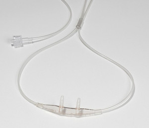 Cannula for Criticare Monitors, Adult W/7' CO2 Line With Male Luer-Lock Connector - 25/Cs - PN 4000 Criticare