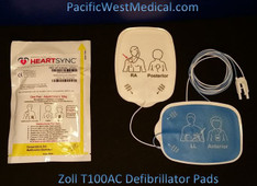 Case of 10 Physio Control HeartSync T100 Lifepak 12 Multifunction Electrode Pads 