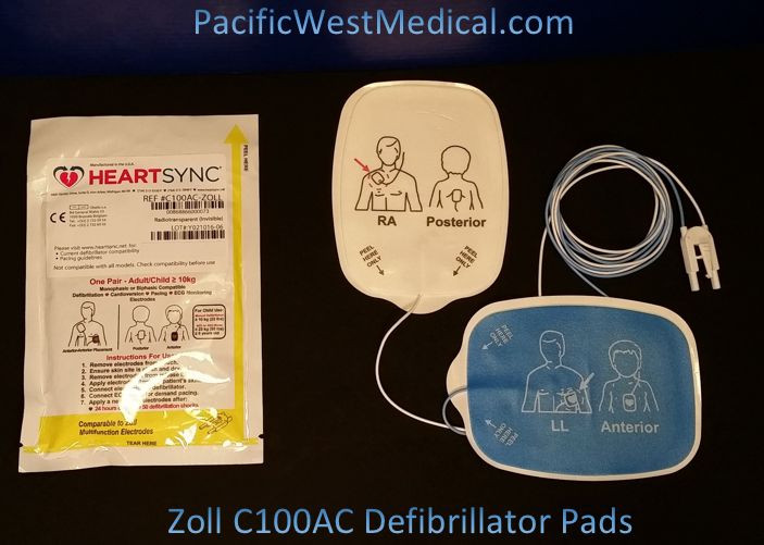 Zoll Adult Defibrillator Pads (Sterile) - C100AC-Zoll