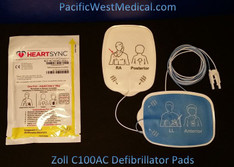 Zoll Adult Defibrillator Pads (Sterile) - C100AC-Zoll Radiotransparent