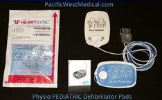 Physio Pediatric Defibrillator Pads -Pediatric Physio HeartSync