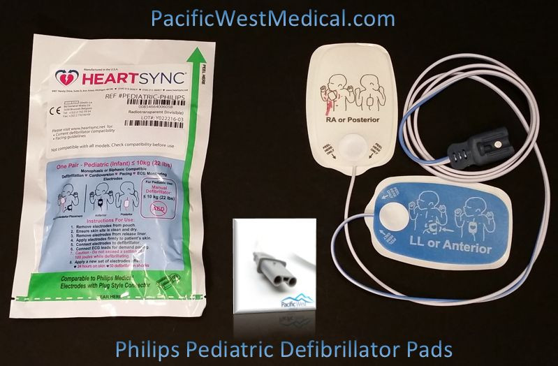 Philips Pediatric Defibrillator Pads Pediatric Philips Heartsync Pacific West Medical