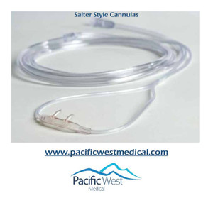 Salter Labs 1600-9 Adult cannula with 9ft. supply tube