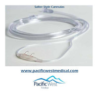 Salter Labs 1602TG Pediatric clear cannula with 7ft. supply tube