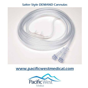 Salter Labs 4827 Small Adult/Pediatric Demand cannula with 7 ft. tube