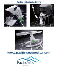 Salter Labs 8937 Full Pediatric Nebulizer Mask Kit w/ port and plug