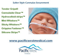 Salter Labs 1007 Infant Tender grip Skin fixation system designed to hold cannula - 25 pack