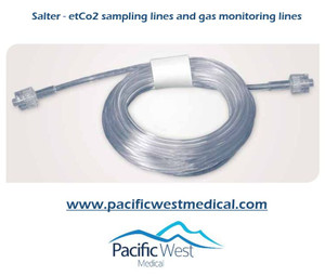 Salter Labs 4407 ETCO2 Tubing 7ft. Male to Female