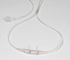 Cannula for Edan CO2 Monitors, adult w/7' CO2 line w/male luer-lock connector - 25/cs