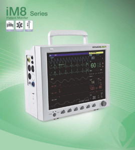 Edan IM8 CO2 Monitor with ECG, SPo2, NIBP and Temperature Patient Monitoring