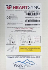 Zoll Adult Defibrillator Pads - T100AC-Zoll HeartSync (Box of 10)