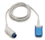LNC 10' Patient Cable; LNCS Sensor to Philips 12-pin CMS SpO2 - Adapter