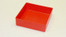 6" x 6" x 2" Red Plastic Box