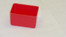 2" x 3" x 2" Red plastic tool box organizer box