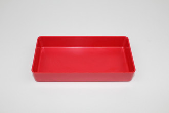 3"x6"x1" Red Plastic Box