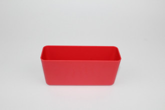 2"x6"x3" Red Plastic Box for Organizing