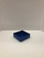 6" x 6" x 2" Blue Plastic Box