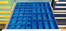 Tool Box Drawer 3 of 3 Divided using the 140 Piece Assortment of 2" Deep Blue Plastic Boxes