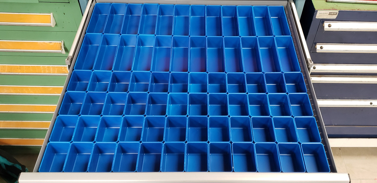Blue Plastic Part Lin Bins - S - XL Component Storage Boxes Picking Bin  Workshop